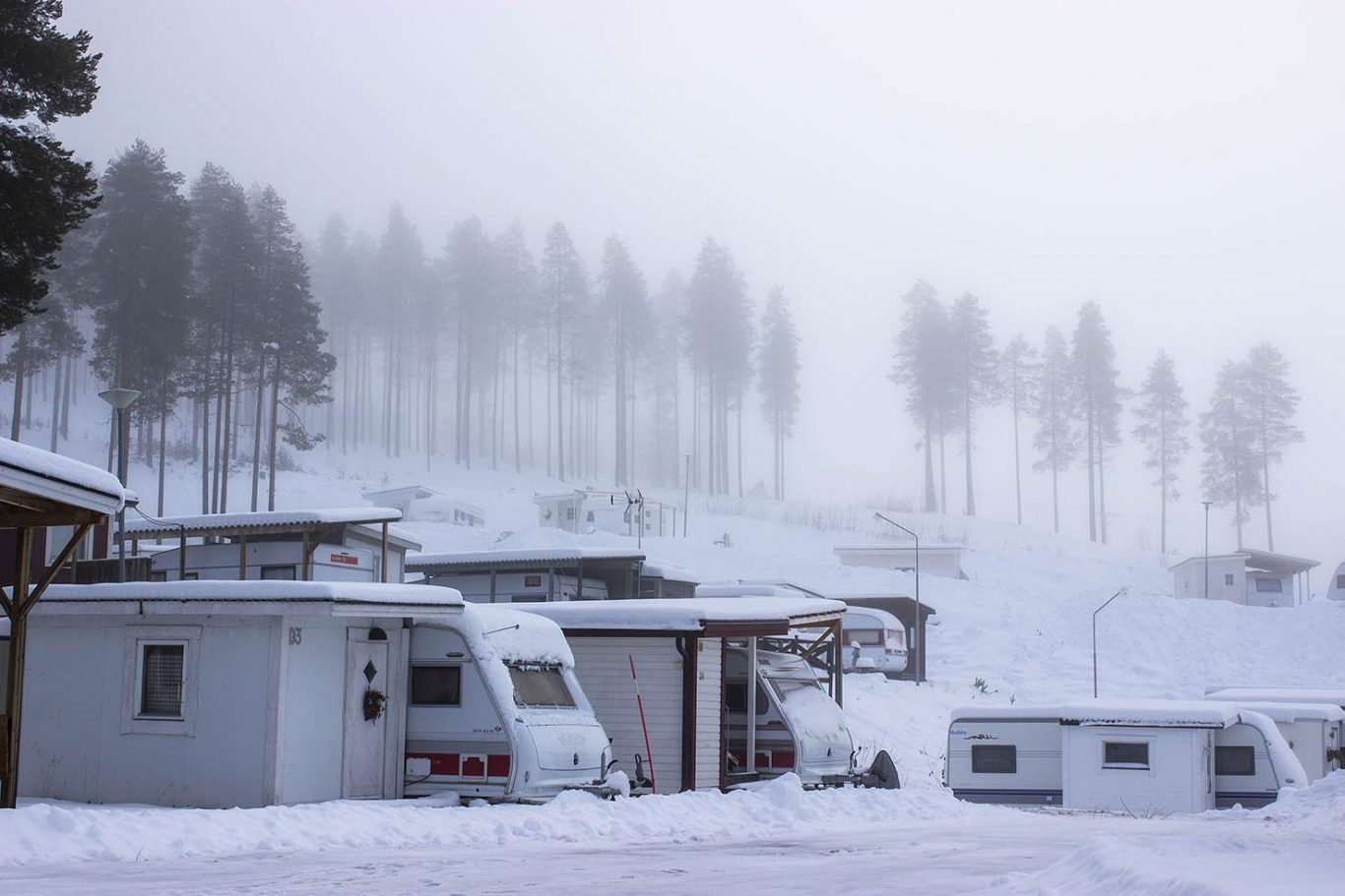 Vintercamping Malå