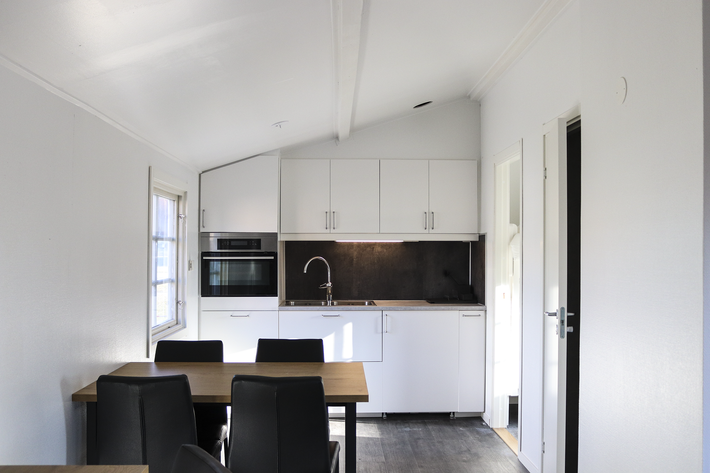 Pentrykök hotellstuga
