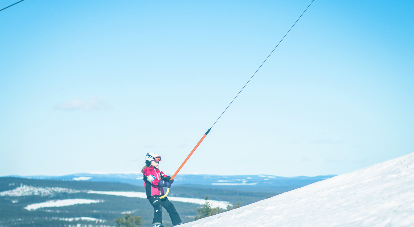 Children slalom in Malå